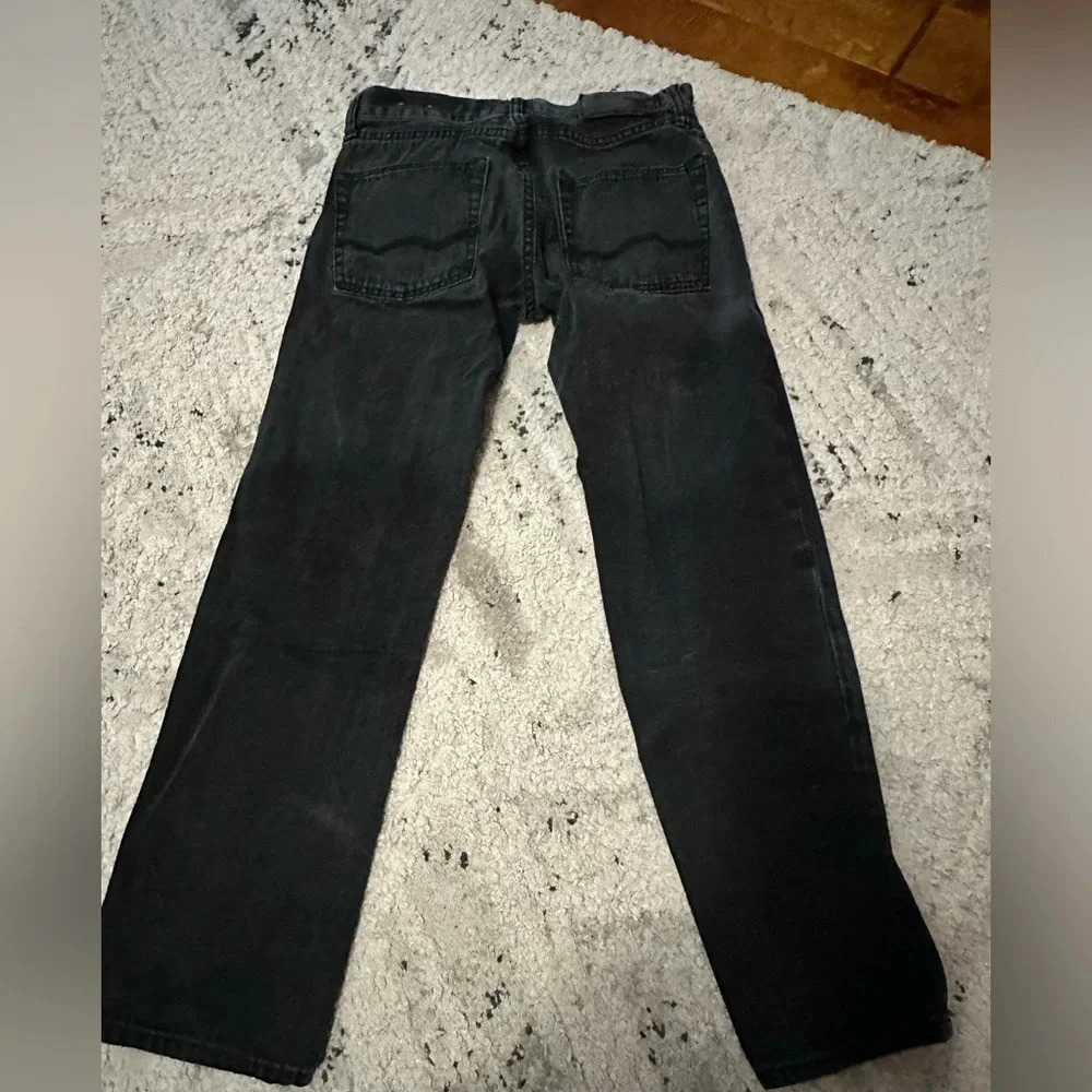 American Eagle Teen/ Boy size 26W x 28 Inseam Black Jeans Slim Straight